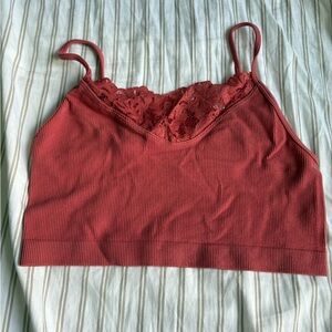 Love Tree Burgundy Lace Camisole